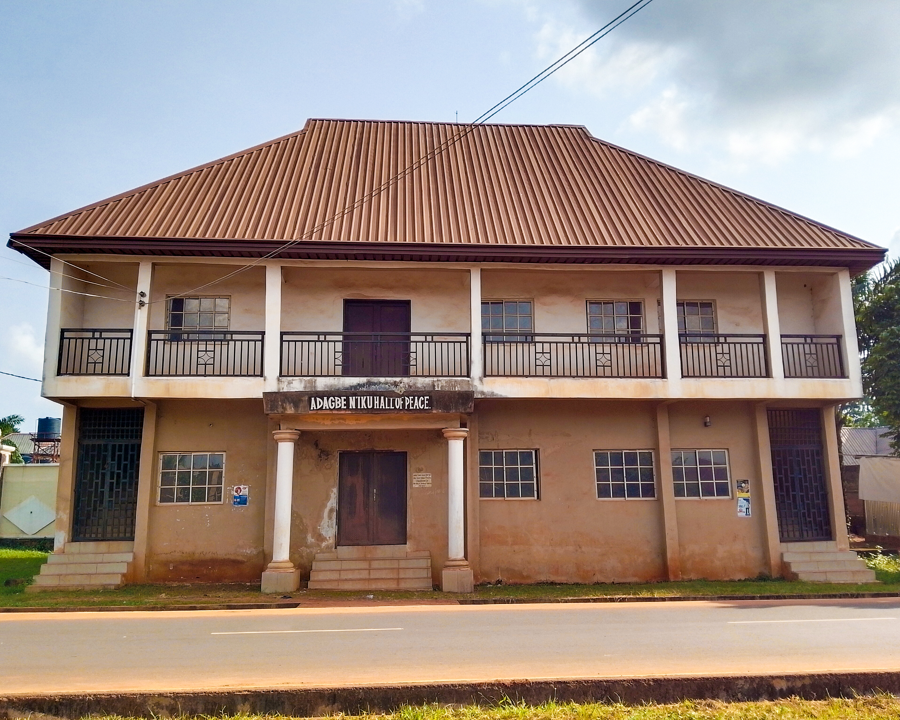 Adagbe Village Hall Built by Sir Okey Billy Okoye 2013